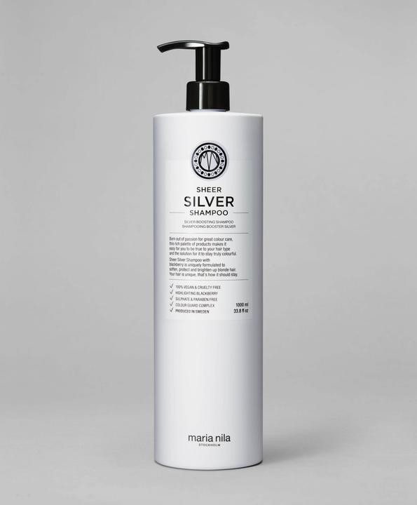 Immagine prodotto Maria Nila Cura e stile - Shampoo Sheer Silver (1000 ml, Shampoo liquido)