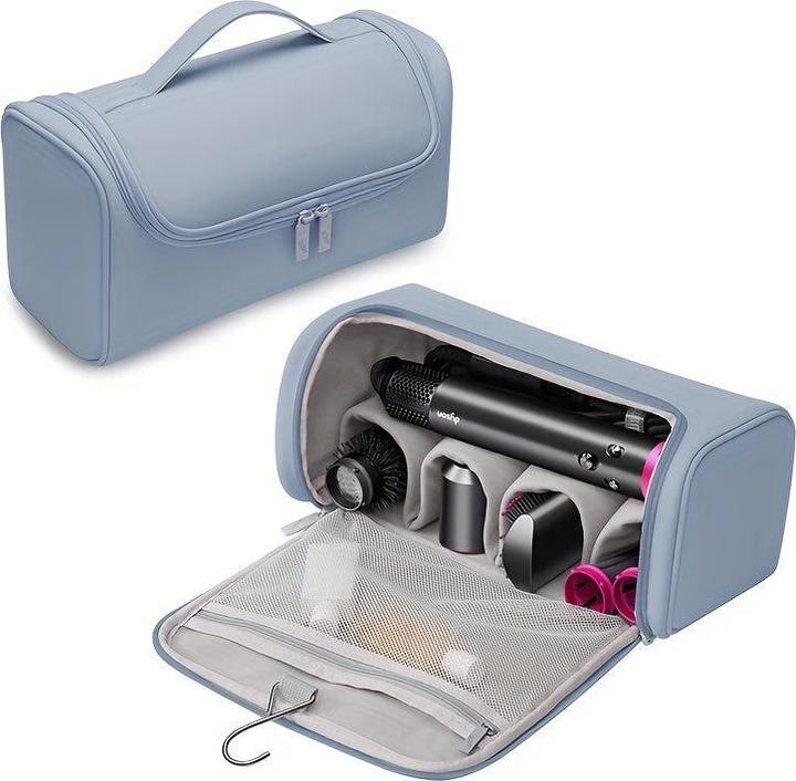 Actual product image Only-Bags.Store PU leather travel organiser for Dyson Airwrap Style
