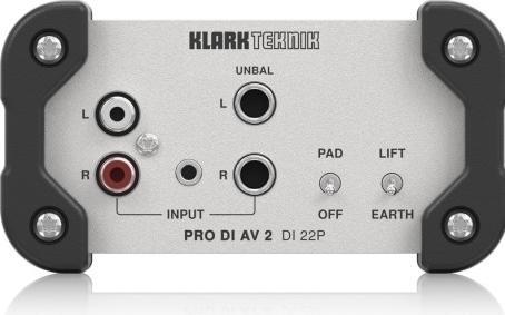 Produktbild No Name Klark Teknik DI 22P DI-box pasywny stereo