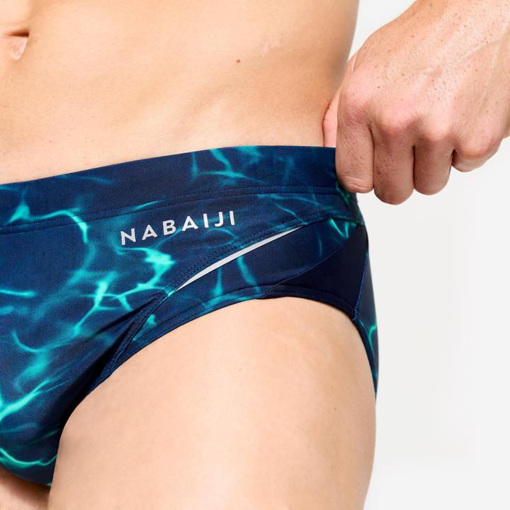 Immagine prodotto Nabaiji Badehose Slip Herren - 900 Tiare blau/grün (40)