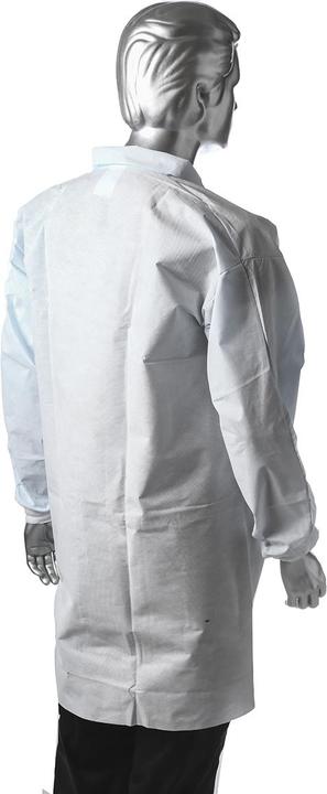 Produktbild 3M Einweg Unisex Laborkittel, PE Weiss, Grösse XXL (XXL)