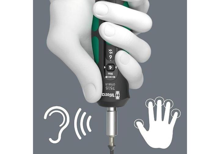 Actual product image Wera 7515 Kraftform Safe-Torque Speed 2-6 Nm (External hexagon)