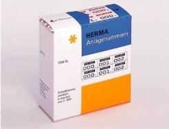 Actual product image HERMA Anlagenummern
