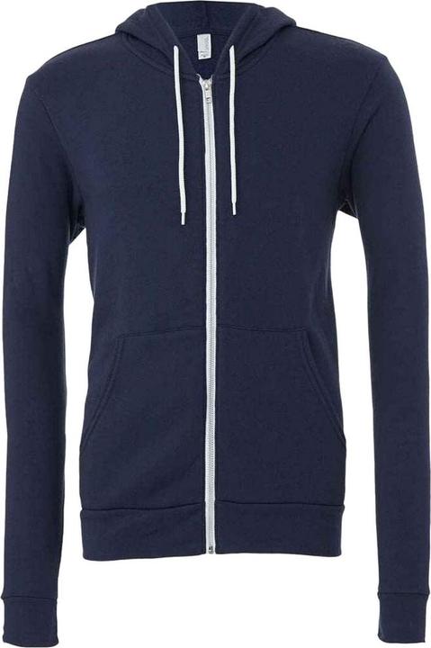 Actual product image Bella Canvas Adults Unisex Full Zip Hoodie (XXL)