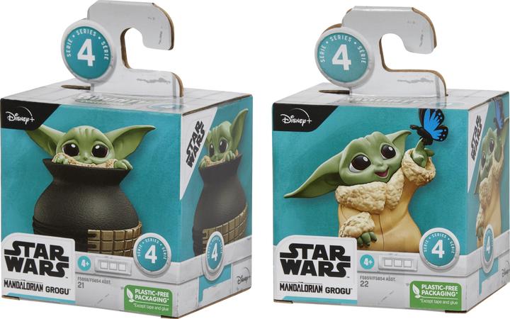 Productafbeelding Hasbro The Bounty Collection serie 4, 2-pack Grogu Figuren, Grogu met vlinder en in kruik