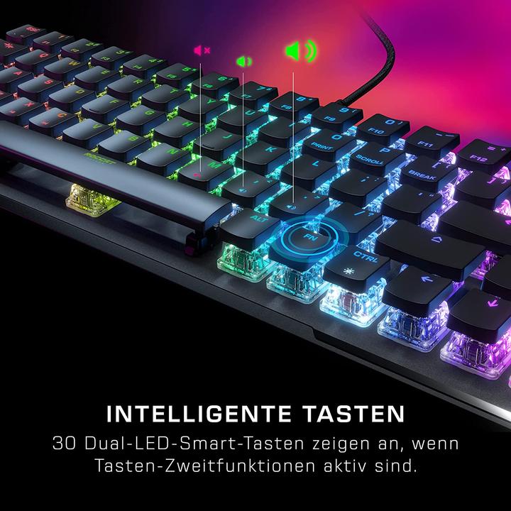 Produktbild Roccat Gaming-Tastatur Vulcan II Mini, mechanische, lineare Tasten, schwarz (DE, Kabelgebunden)