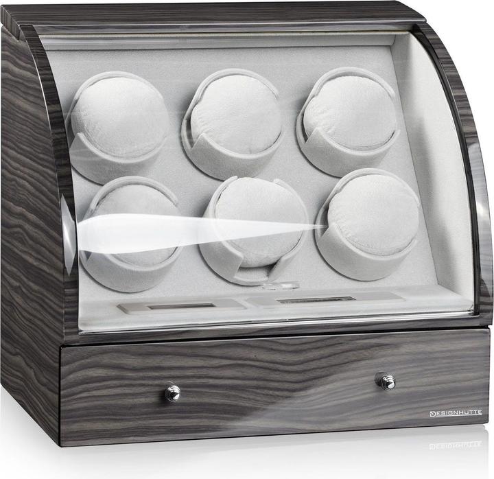 Image du produit Designhütte Remontoir pour Montres Basel 6 LCD - Dark Oak (6 x)