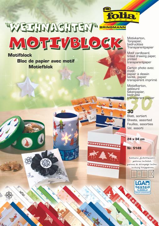 Folia Motif block Christmas 2 (270 g/m², 30 x)