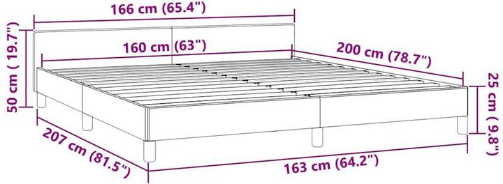 Produktbild VidaXL Tiffi (160 x 200 cm)
