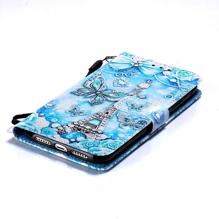 Image du produit Ueli Express iPhone 11 Livre Etui avec porte-carte Glitter Tour Eiffel (Apple iPhone 11)