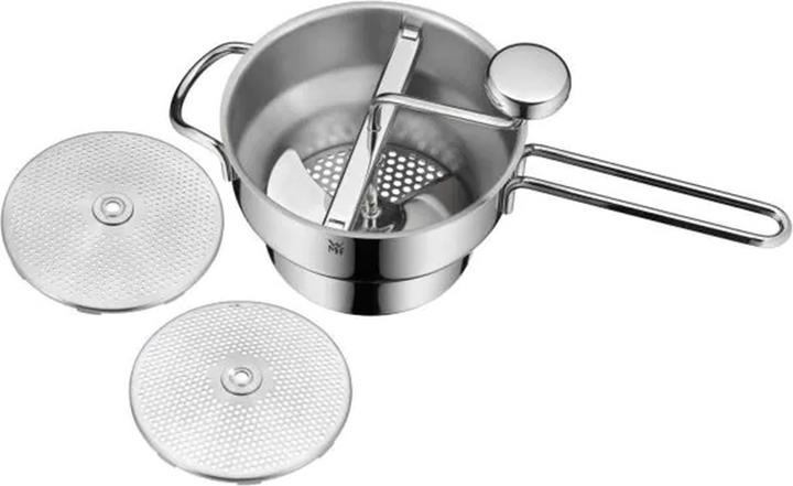 Produktbild WMF Passiermühle 19x11,5cm zerlegbar 3 Lochscheiben Gourmet Cromargan Edelstahl