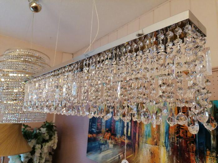 Actual product image TL Pendellampe 117cm gefertigt mit SPECTRA® Crystal von SWAROVSKI (G9)