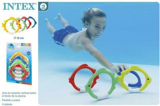 Actual product image Intex Diving ring set fish