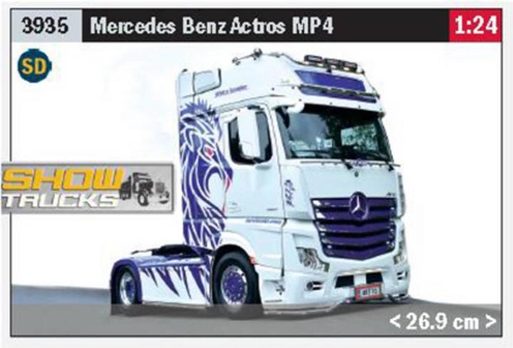 Image du produit Italeri Modèle de camion 1:24 M B Actros MP4 Show GigaSpace