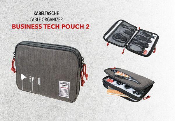 Immagine prodotto Troika BUSINESS TECH POUCH 2 Pochette pour câbles, grigio