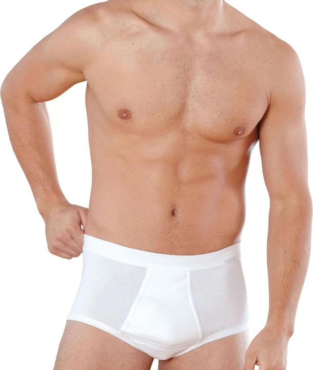Produktbild Ammann 2 Herren Long Slips mit Eingriff Doppelripp Unterhose klassisch sanft (XL, 2er Pack)