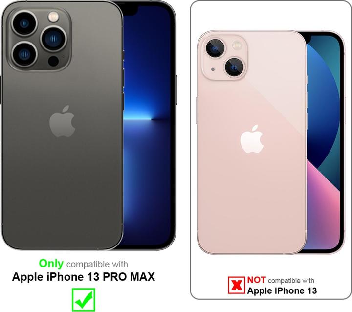 Actual product image Cadorabo Book cover with print (Apple iPhone 13 Pro Max)