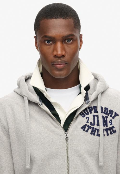 Actual product image Superdry Sweat jacket Casual Comfortable fit Vintage Athletic Zip Hoodie (M)