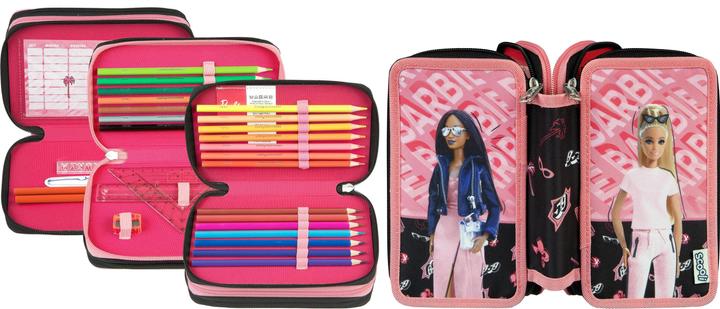 Produktbild Scooli Etui Trippledecker Barbie