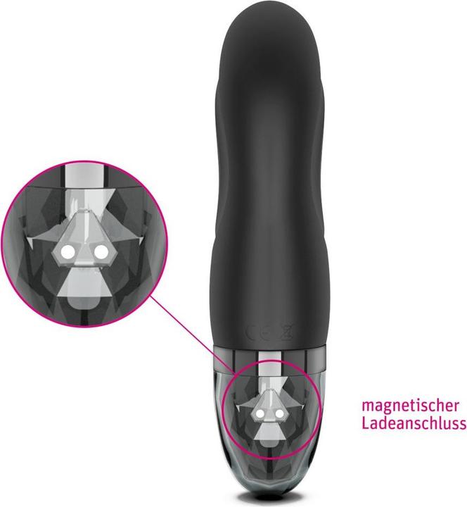 Actual product image Mystim Hop Hop Bob eStim Vibrator Black