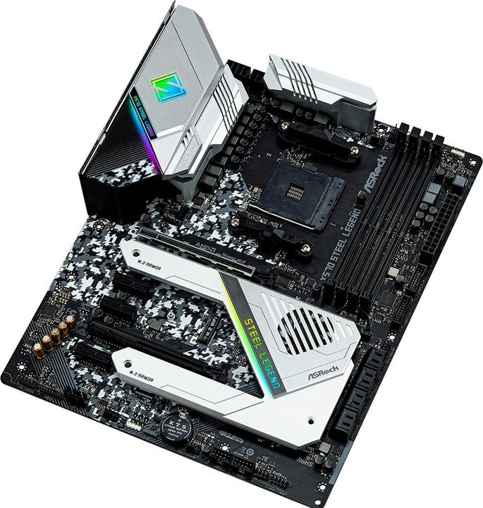 Actual product image AsRock X570 Steel Legend (AM4, AMD X570, ATX)