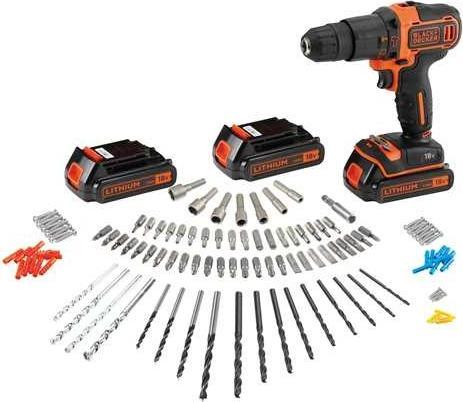Actual product image Black & Decker & Decker BDCHD181B3A Drilling Machine (Rechargeable battery operated)
