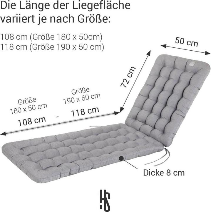 Produktbild Have A Seat Deckchair Auflage (180 x 50 cm)