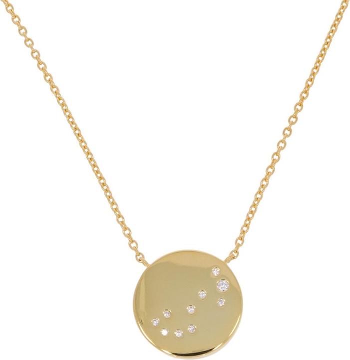 Produktbild Sif Jakobs Collier Zodiaco Skorpion vergoldet (925 Sterling Silber, 48 cm)
