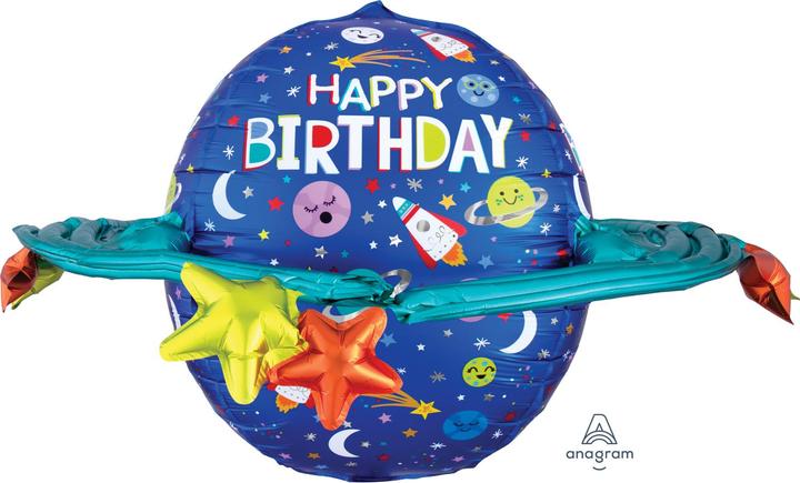 Immagine prodotto Anagram UltraShape Happy Birthday Galaxy colorato Folienba