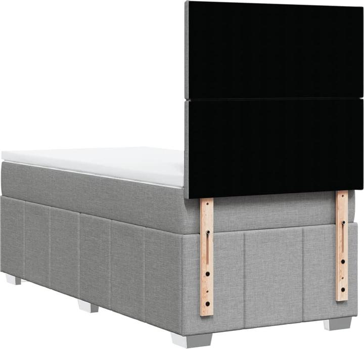 Image du produit VidaXL Bo x lit de saut avec matelas 90 x 190 cm Tissu (90 x 190 cm)