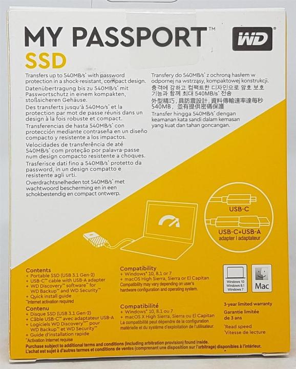 Produktbild WD My Passport SSD (2000 GB)