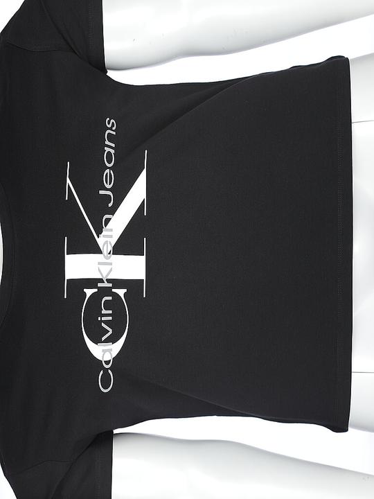 Produktbild Calvin Klein Jeans Jeans Herren T-Shirt Kurzarm Core Monologo Slim Fit, Schwarz (Ck Black), XL (XL)