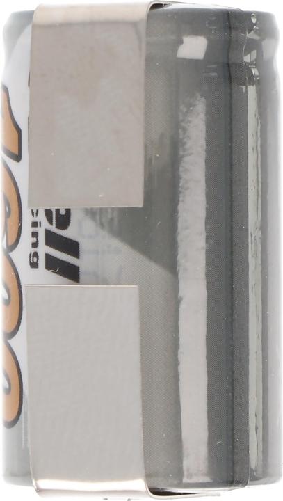 Actual product image AccuCell Battery 2/3A with solder tag in U-shape (1 pcs., 2/3 A, 1600 mAh, Rechargeable battery)
