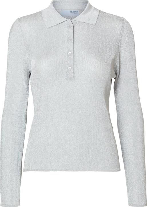 Image du produit Selected Femme Polo métallique à manches longues (L)