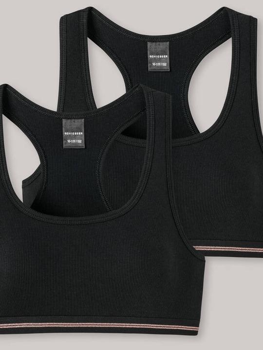 Immagine prodotto Schiesser 2Pack Bustiers per ragazze adolescenti (176, Confezione da 2)