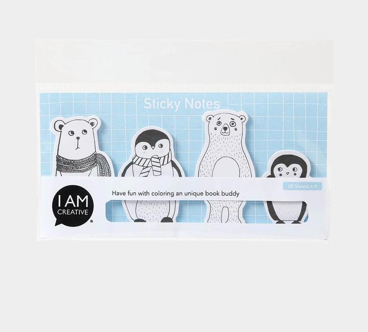Actual product image I Am Creative Sticky Notes Animal