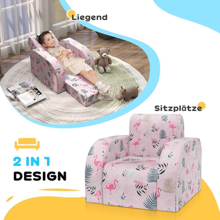 Image du produit Aiyaplay Kindersessel Schaumstoff, Polyester Rosa (Fauteuil pour enfants)