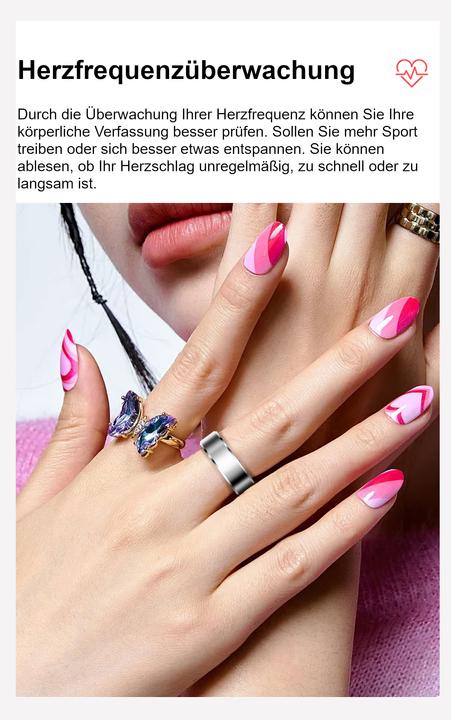 Produktbild Felixx Smart Ring SR6 (8, Silber)