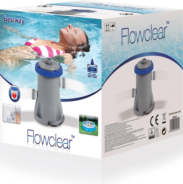 Productafbeelding Bestway Filterpomp voor Flowclear zwembaden, 1249L (58381)