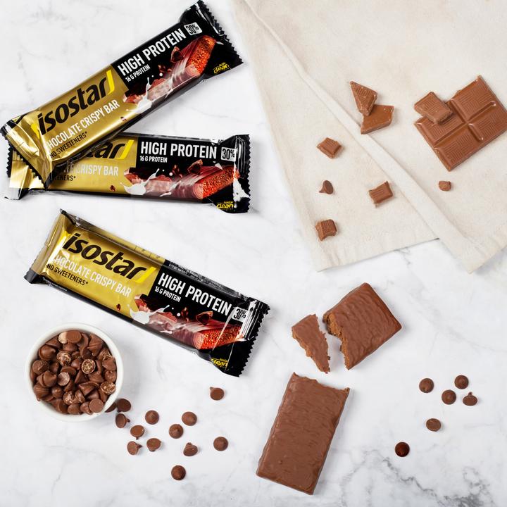 Immagine prodotto Isostar 30% Barretta ad alto contenuto proteico (55g) (Cioccolato, 1 pz., 55 g)