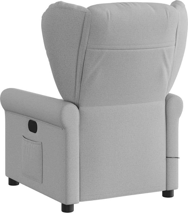 Image du produit VidaXL Fauteuil de massage électrique Tissu gris nuage