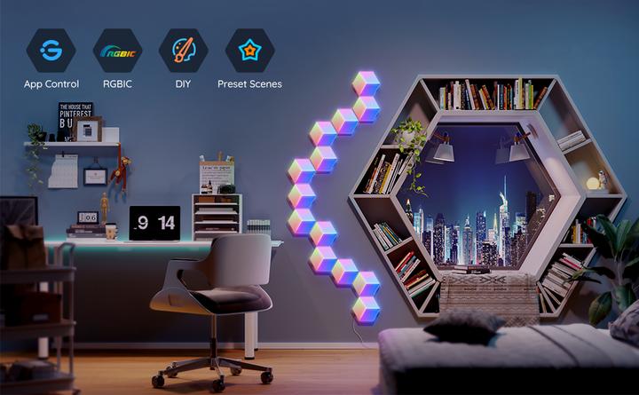 Produktbild Govee Glide Hexa Pro (0 lm)