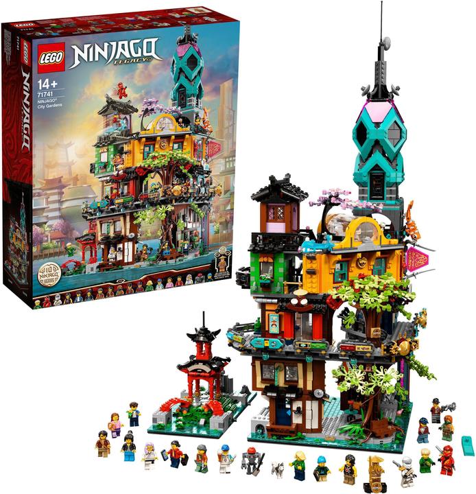 Actual product image LEGO Die Gärten von NINJAGO City (71741, LEGO Ninjago, LEGO Rare Sets)
