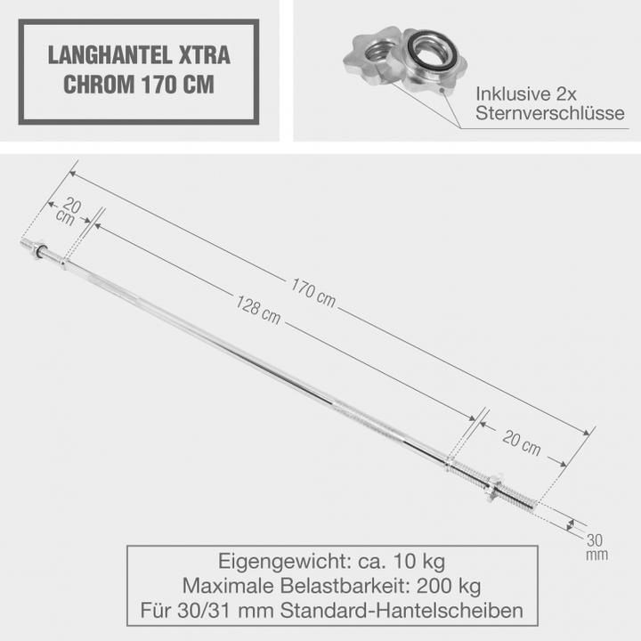 Actual product image Gorilla Sports Barbell bar