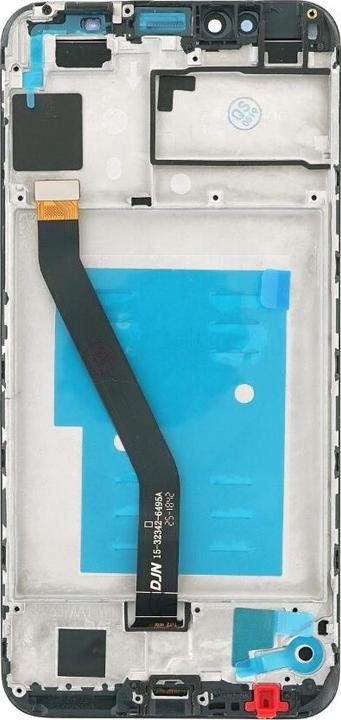 Actual product image OEM Display unit + frame for Huawei Y6 2018 blue, without logo (Display, Huawei Y6 (2018))