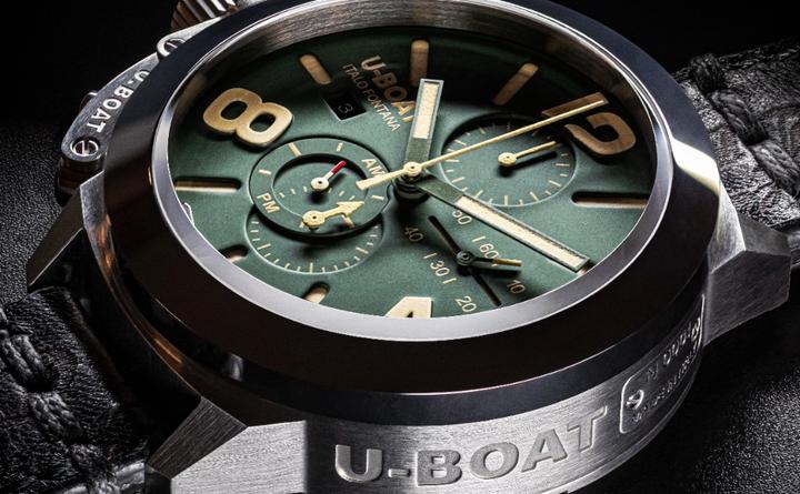 Produktbild U-Boat 9581 Classico 45 mm Tungsteno CAS Green Herrenuhr 10ATM (Chronograph, 45 mm)