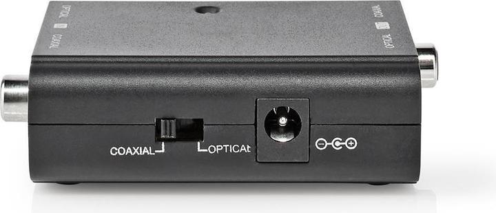 Produktbild Nedis Digital Audio Converter 2-Weg Anschlüsse - Eingang: 1x S / PDIF (RCA) Buchse / 1x TosLink Buch (0.05 m, Optisch)