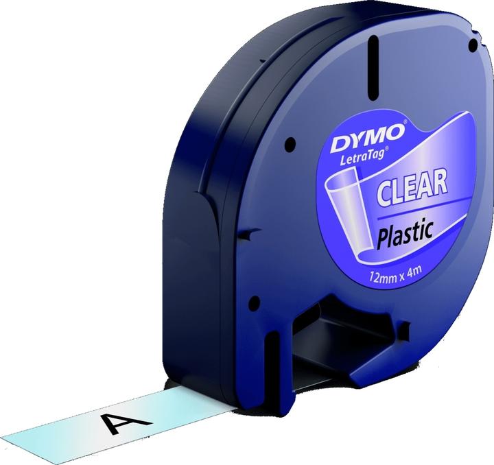 Produktbild Dymo Schriftband LetraTag (1.20 cm, Transparent)
