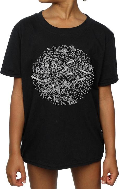 Image du produit Star Wars - T-shirt CHRISTMAS DEATH STAR - Fille (140, 146)
