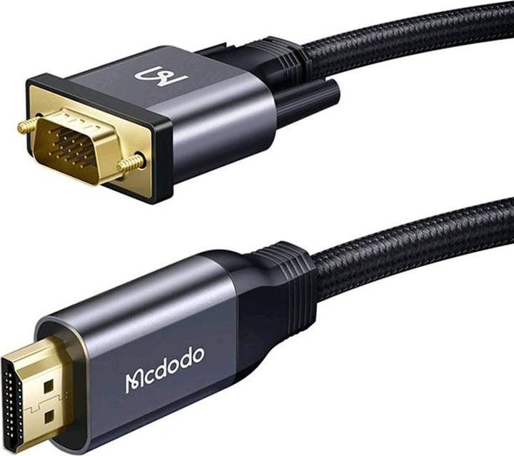 Produktbild Mcdodo Kabel HDMI - D-Sub (VGA) 2m szary (79827) (2 m, HDMI)